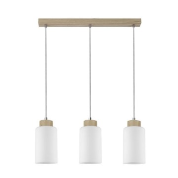 Ljuskrona med snöre BOSCO 3xE27/60W/230V