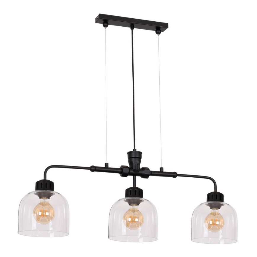 Ljuskrona med snöre BRIT 3xE27/60W/230V