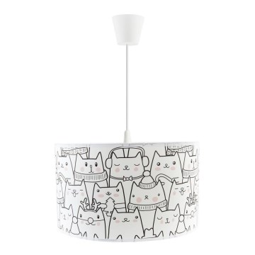 Ljuskrona med snöre CATS 1xE27/60W/230V