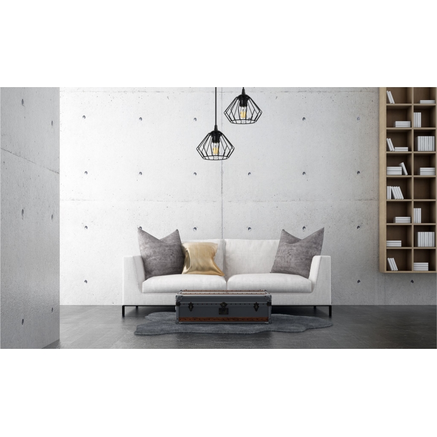 Ljuskrona med snöre CEED 2xE27/60W/230V
