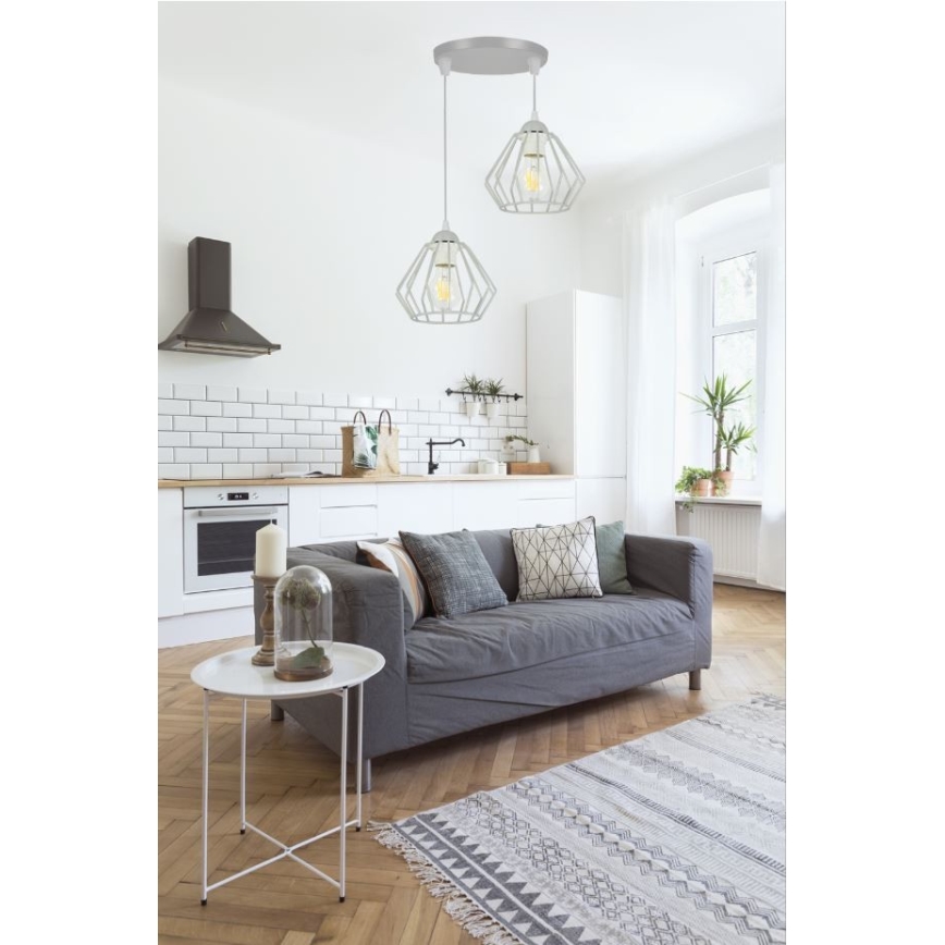 Ljuskrona med snöre CEED 2xE27/60W/230V