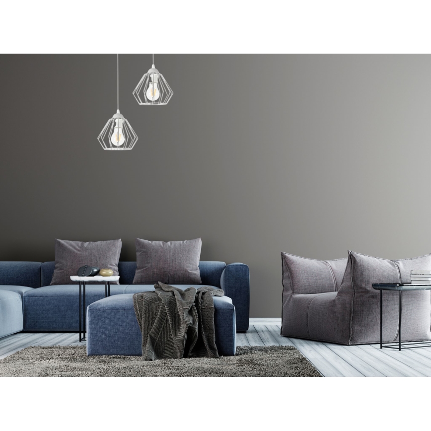 Ljuskrona med snöre CEED 2xE27/60W/230V