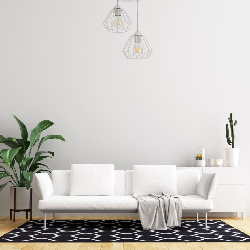 Ljuskrona med snöre CEED 2xE27/60W/230V
