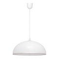 Ljuskrona med snöre CIRCLE 1xE27/15W/230V vit