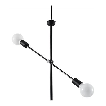 Ljuskrona med snöre CONCEPT 2xE27/60W/230V