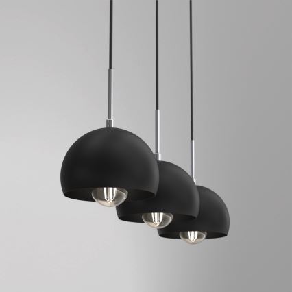 Ljuskrona med snöre COOL 3xE27/60W/230V