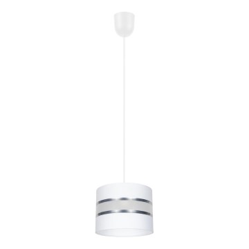 Ljuskrona med snöre CORAL S 1xE27/60W/230V vit