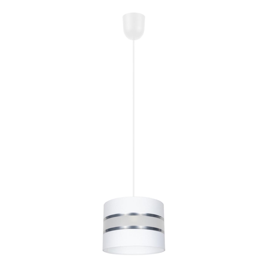 Ljuskrona med snöre CORAL S 1xE27/60W/230V vit