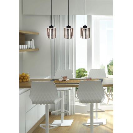 Ljuskrona med snöre COX 3xE27/60W/230V