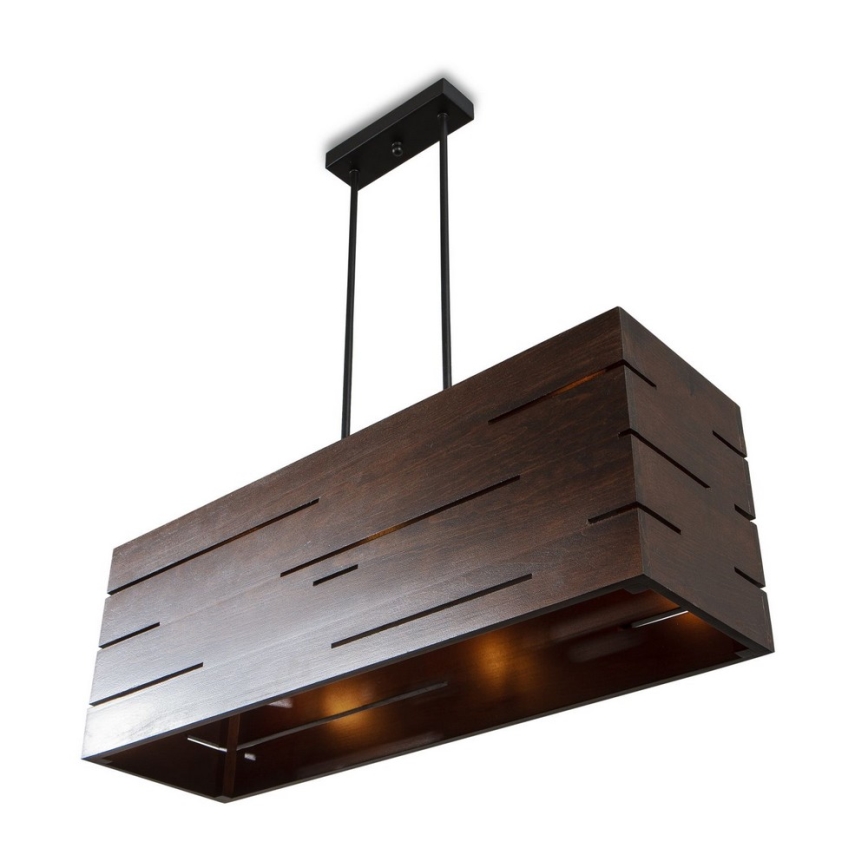 Ljuskrona med snöre CUBO 3xE27/60W/230V