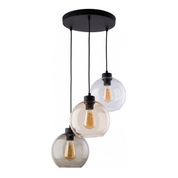 Ljuskrona med snöre CUBUS 3xE27/60W/230V