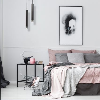 Ljuskrona med snöre DANI 1xGU10/8W/230V