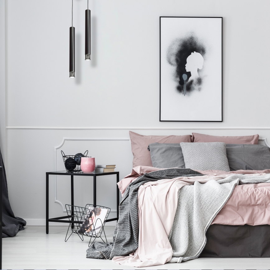 Ljuskrona med snöre DANI 1xGU10/8W/230V