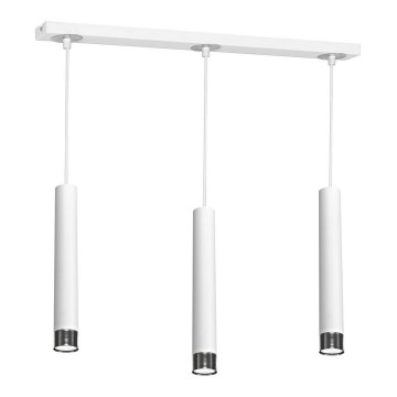 Ljuskrona med snöre DANI 3xGU10/8W/230V
