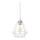 Ljuskrona med snöre DIAMENT MINI 1xE27/60W/230V