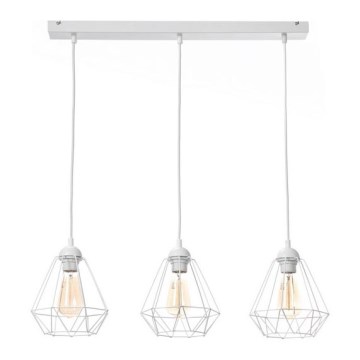 Ljuskrona med snöre DIAMENT MINI 3xE27/60W/230V