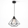 Ljuskrona med snöre DIAMOND 1xE27/60W/230V 30 cm