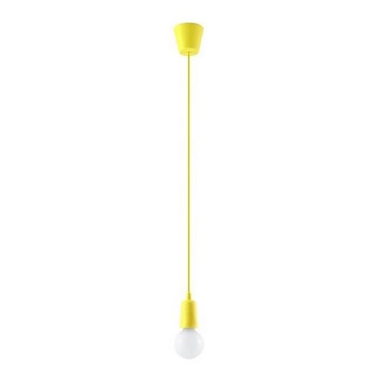 Ljuskrona med snöre DIEGO 1xE27/60W/230V gul