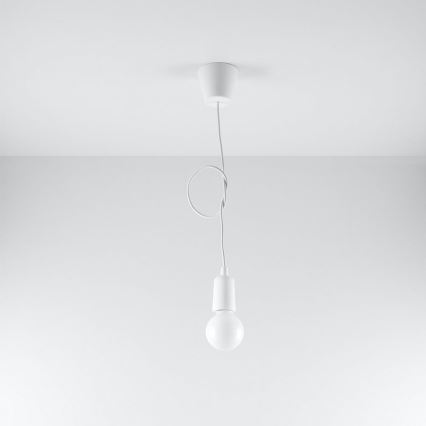 Ljuskrona med snöre DIEGO 1xE27/60W/230V