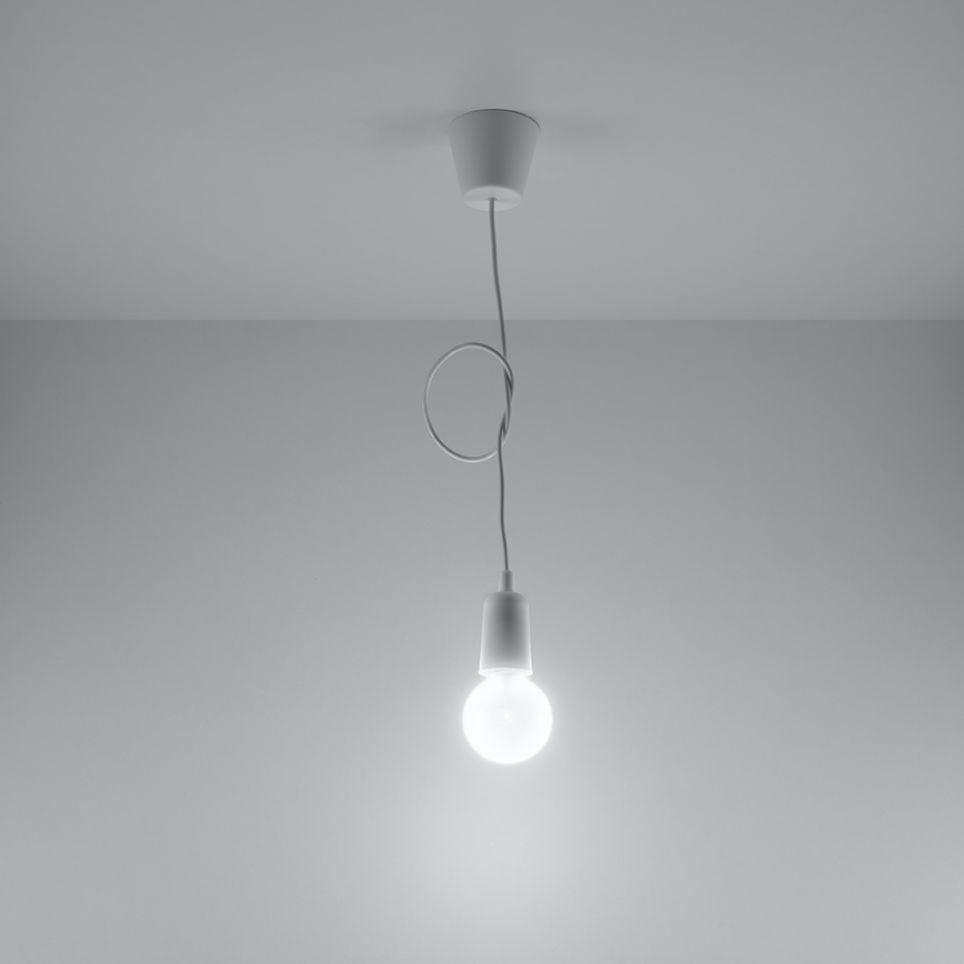 Ljuskrona med snöre DIEGO 1xE27/60W/230V