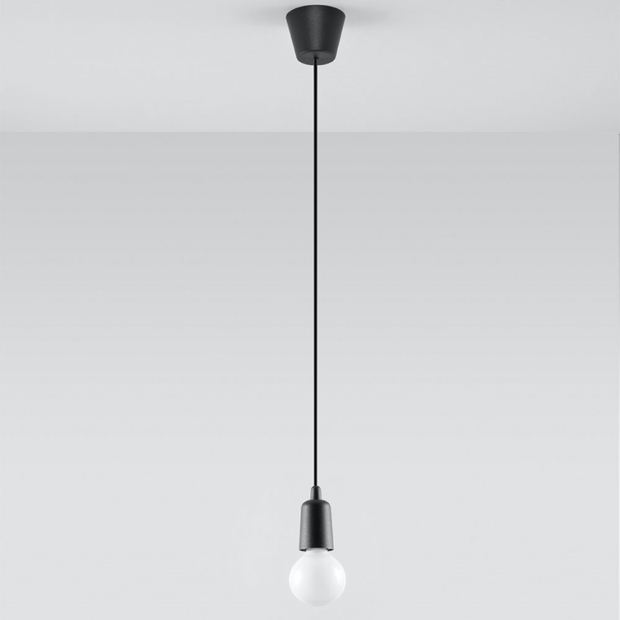 Ljuskrona med snöre DIEGO 1xE27/60W/230V