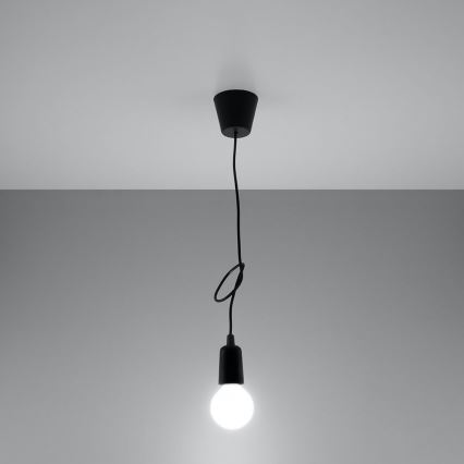 Ljuskrona med snöre DIEGO 1xE27/60W/230V