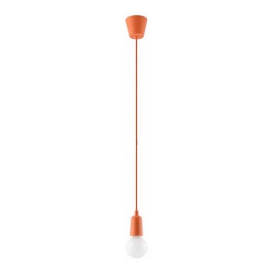Ljuskrona med snöre DIEGO 1xE27/60W/230V orange