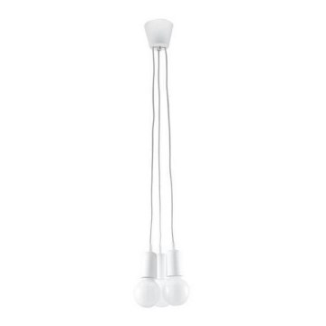 Ljuskrona med snöre DIEGO 3xE27/60W/230V