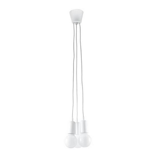 Ljuskrona med snöre DIEGO 3xE27/60W/230V