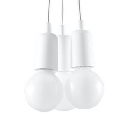 Ljuskrona med snöre DIEGO 3xE27/60W/230V