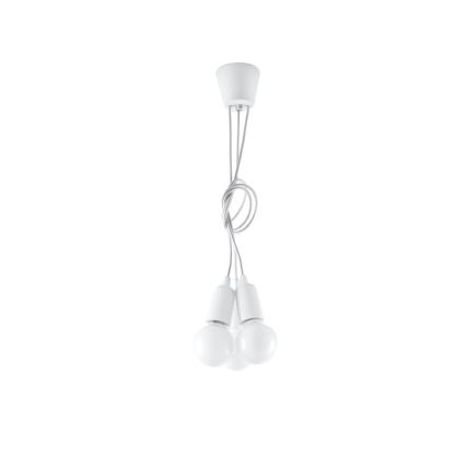 Ljuskrona med snöre DIEGO 3xE27/60W/230V