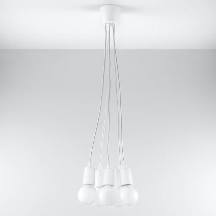 Ljuskrona med snöre DIEGO 5xE27/60W/230V