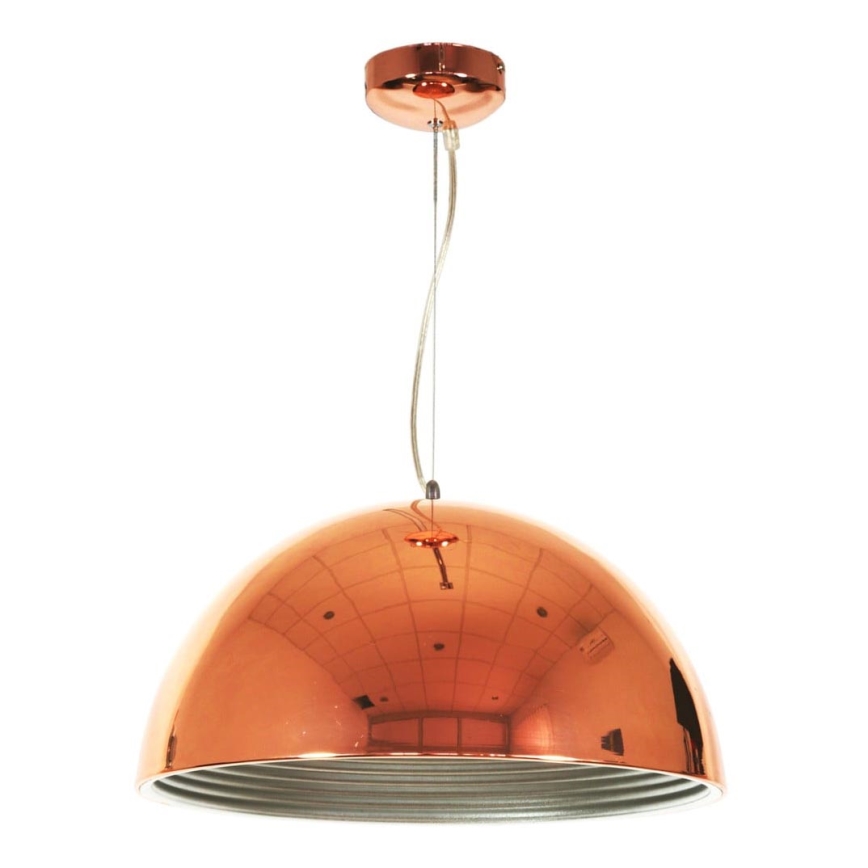 Ljuskrona med snöre DORADA 1xE27/60W/230V koppar