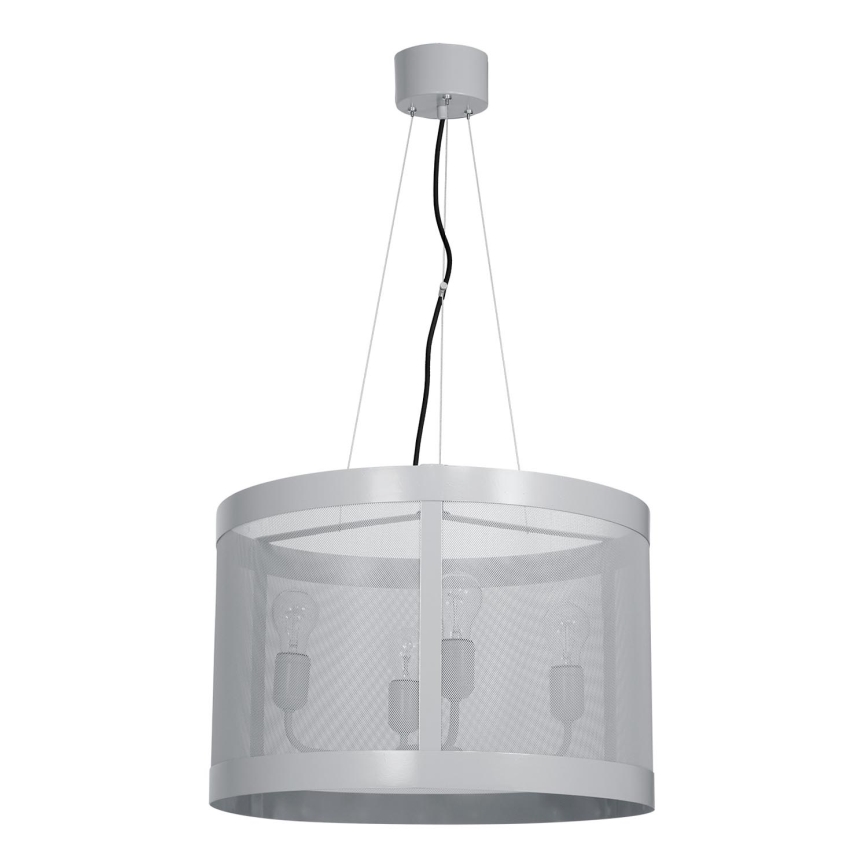 Ljuskrona med snöre DRUM 4xE27/60W/230V