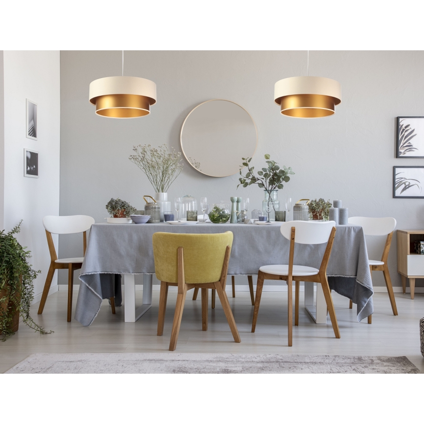 Ljuskrona med snöre DUO 1xE27/60W/230V