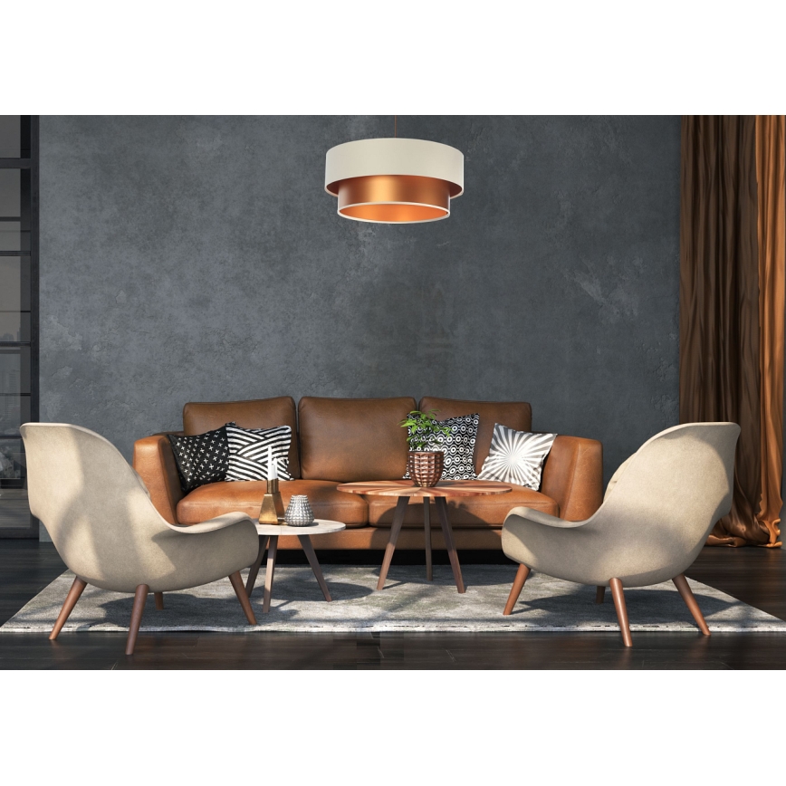 Ljuskrona med snöre DUO 1xE27/60W/230V