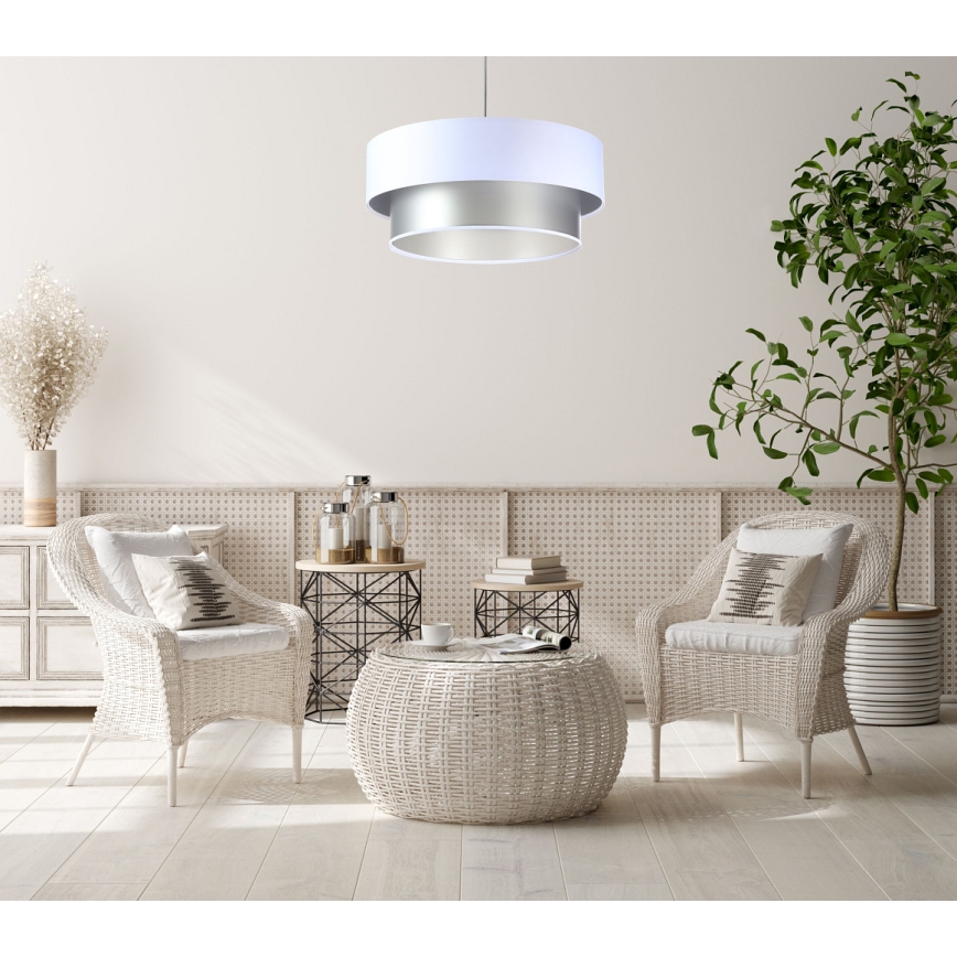 Ljuskrona med snöre DUO 1xE27/60W/230V