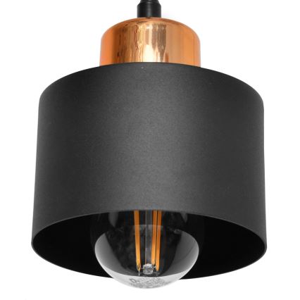 Ljuskrona med snöre EDISON 3xE27/15W/230V