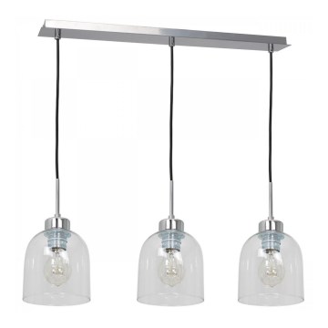 Ljuskrona med snöre FILL 3xE27/60W/230V