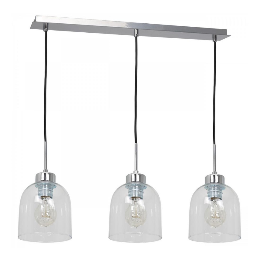 Ljuskrona med snöre FILL 3xE27/60W/230V