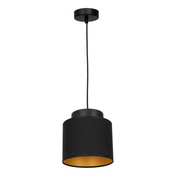 Ljuskrona med snöre FRODI 1xE27/60W/230V svart
