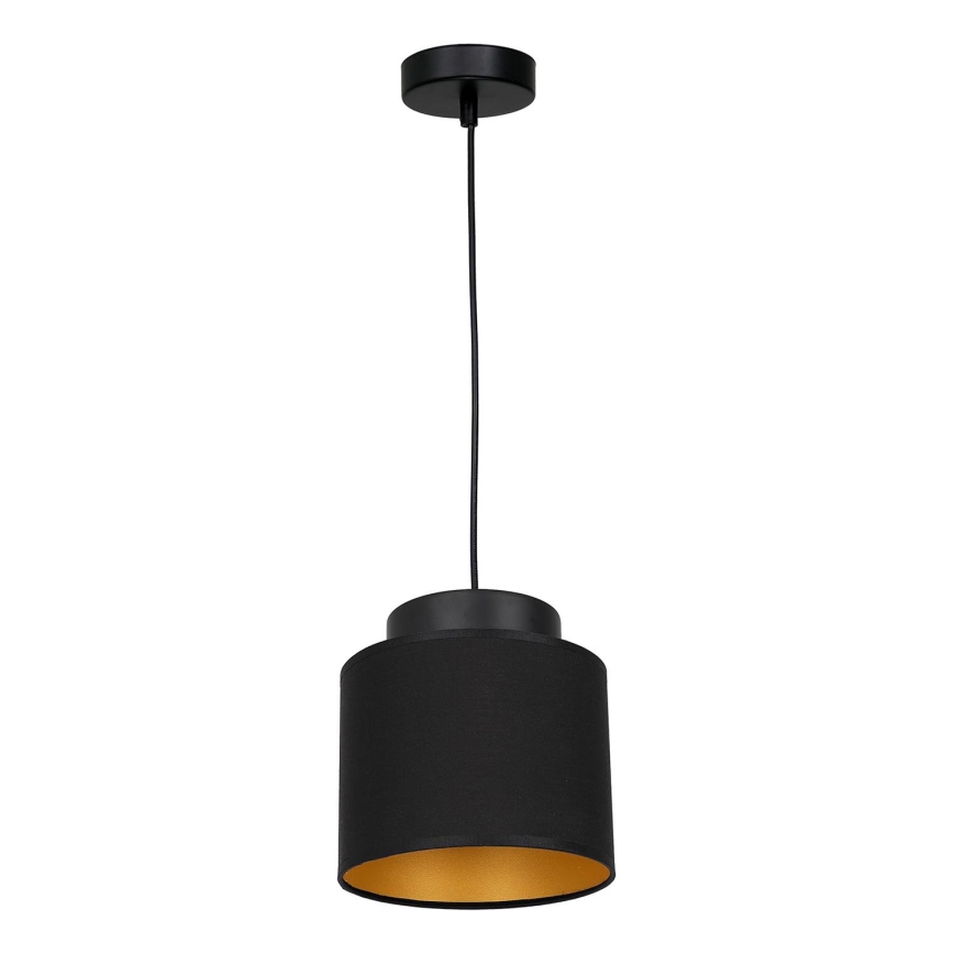 Ljuskrona med snöre FRODI 1xE27/60W/230V svart