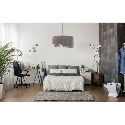 Ljuskrona med snöre GALAXY 1xE27/60W/230V