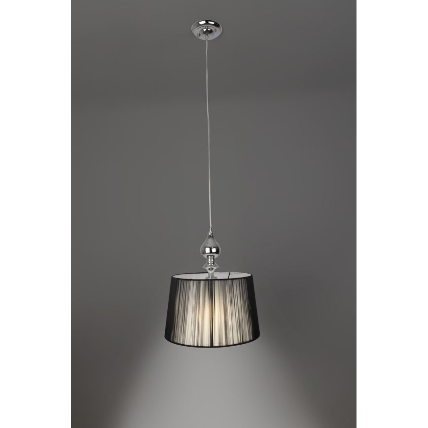 Ljuskrona med snöre GILLENIA 1xE27/60W/230V