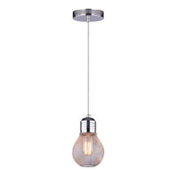 Ljuskrona med snöre GLIVA 1xE27/60W/230V