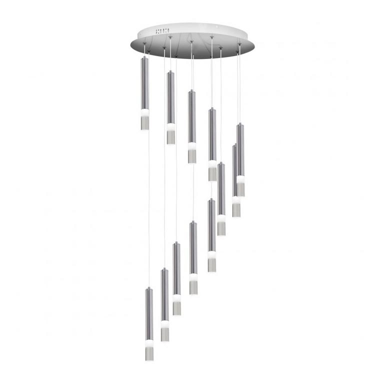 Ljuskrona med snöre ICE 12xLED/1W/230V