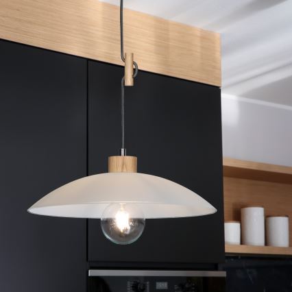 Ljuskrona med snöre JONA 1xE27/60W/230V