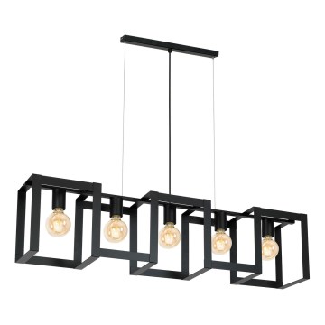 Ljuskrona med snöre KARTEL 5xE27/60W/230V