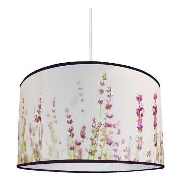 Ljuskrona med snöre LAVENDER 1xE27/60W/230V