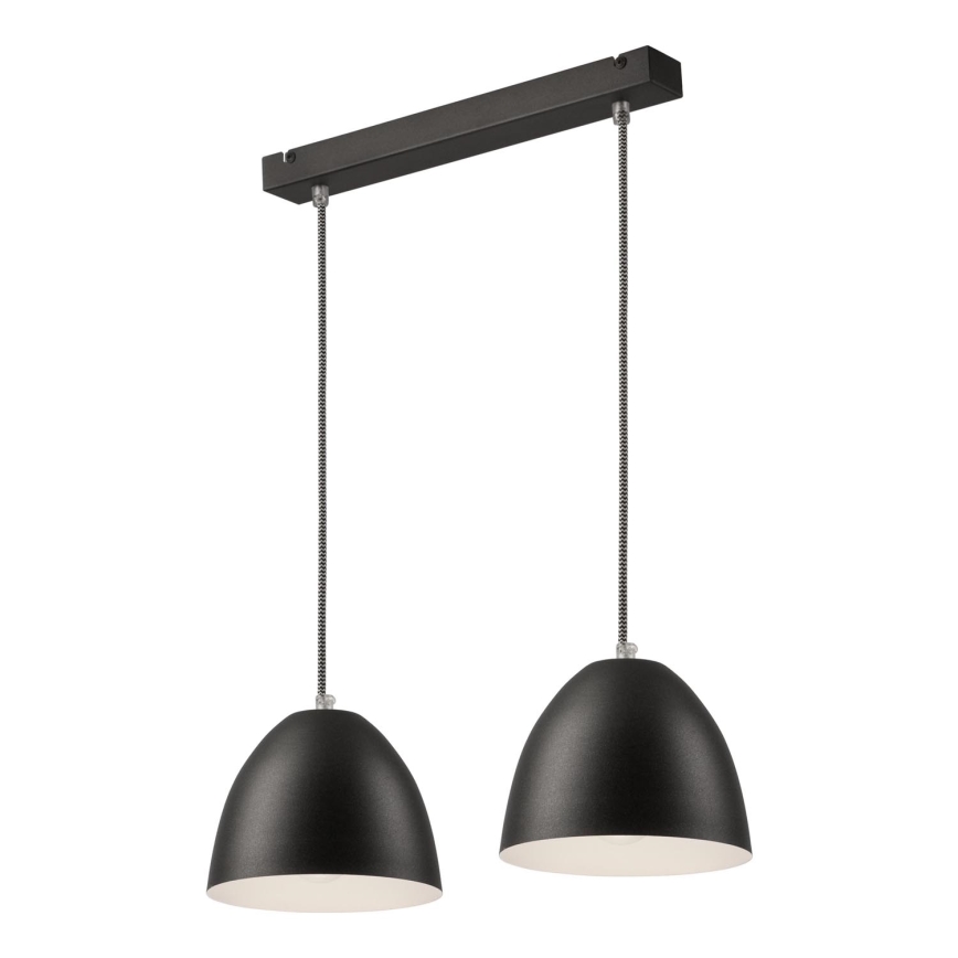 Ljuskrona med snöre LIVIA 2xE27/60W/230V